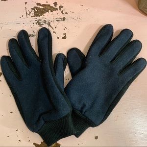 GOODFELLOW BLACK FUZZY GLOVES NWT XL Tech Thumbs